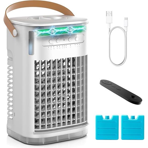 portable cooling with remote