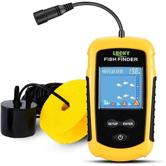 LUCKY Portable Fish Finder with LCD Display