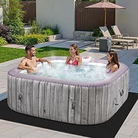 Inflatable 4-6 Person Hot Tub with Jets