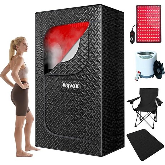 Portable Infrared Sauna with Red Light Therapy