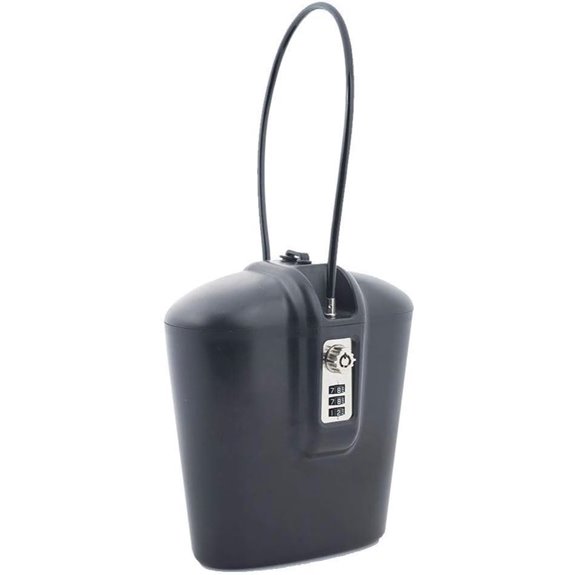 SAFEGO Portable Lock Box Safe with Key & Combo