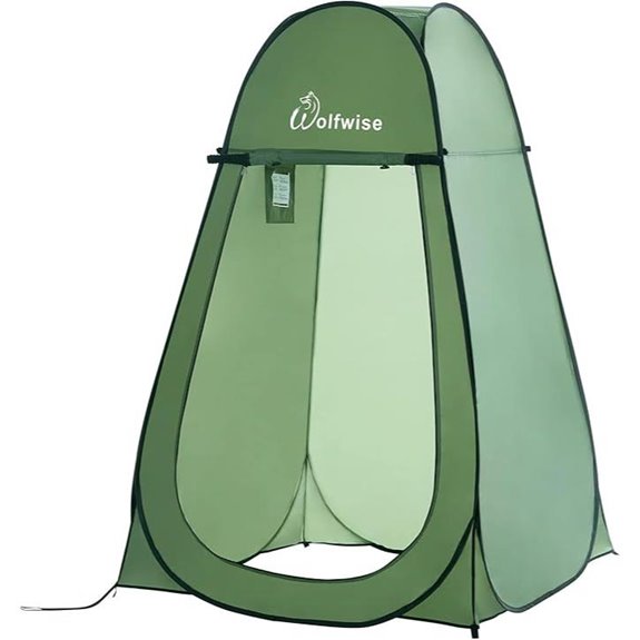 Wolfwise Portable Pop-Up Changing Tent for Outdoor Use
