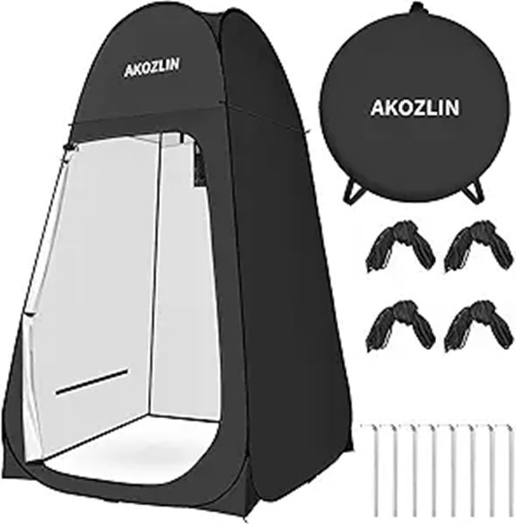 AKOZLIN Portable Privacy Shower Tent for Outdoors