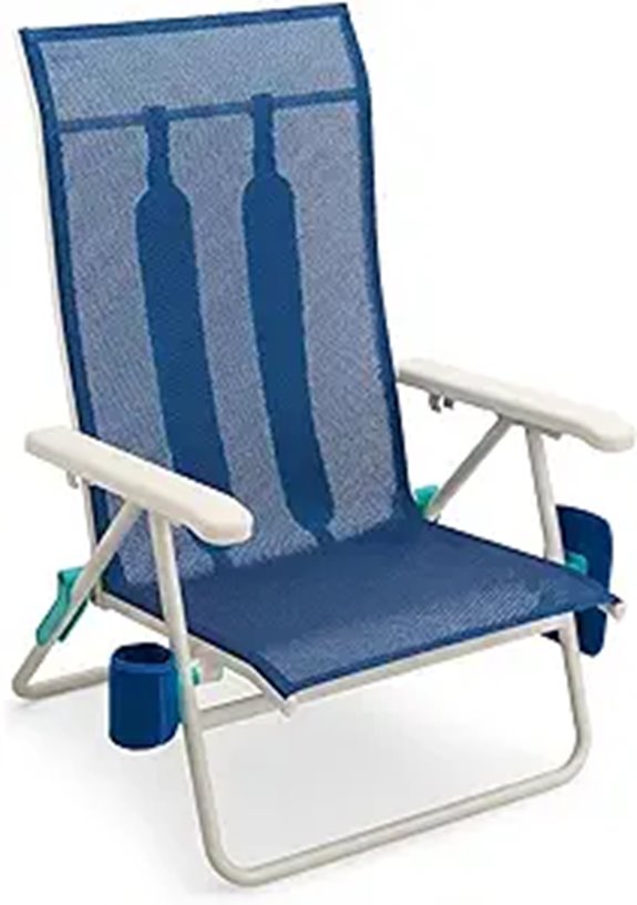 Shibumi Shade Portable Beach Chair with Padded Straps