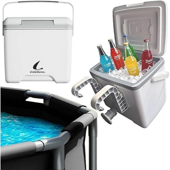 13L Portable Poolside Cooler for Outdoor Travel