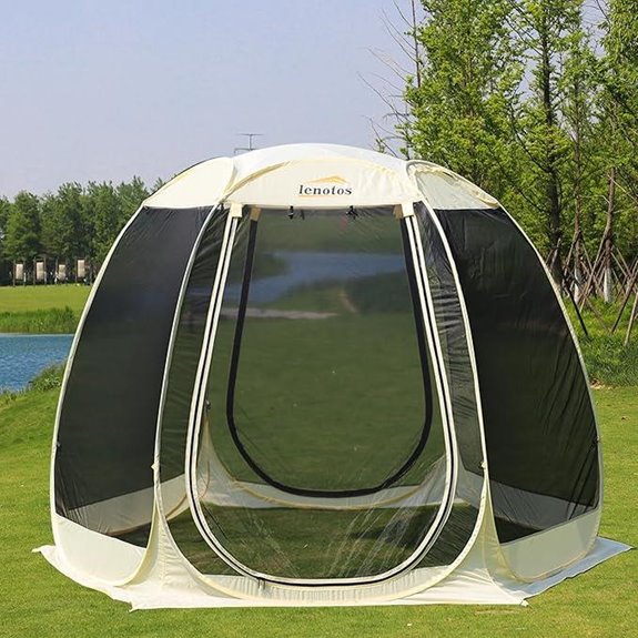 Pop Up Screen Tent 10'x10' with Mosquito Net