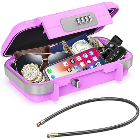 AMIR Portable Safe Box with Combination Lock