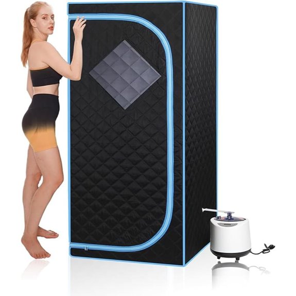 Portable Steam Sauna with Chair and 1000W Generator