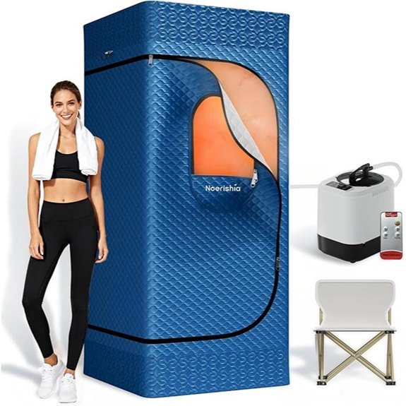 Portable Sauna Box with Remote Control and Accessories