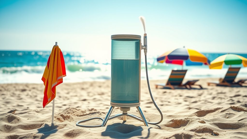 portable shower features prioritized