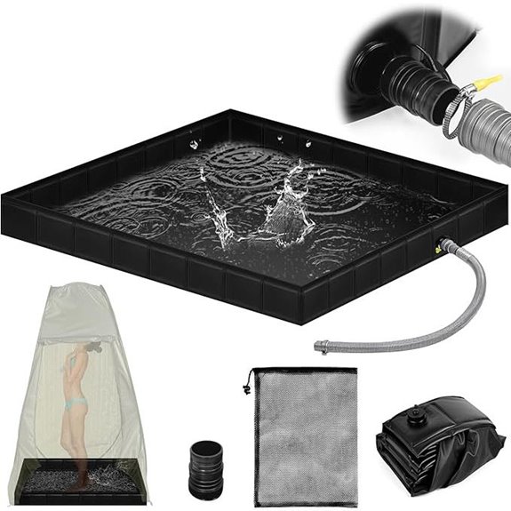 portable shower pan upgrade