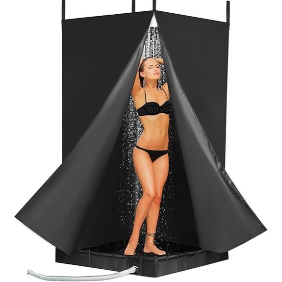 MABOZOO Portable Privacy Shower Tent and Base Set