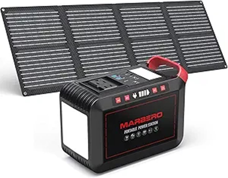 MARBERO 237Wh Portable Solar Power Station & Panel