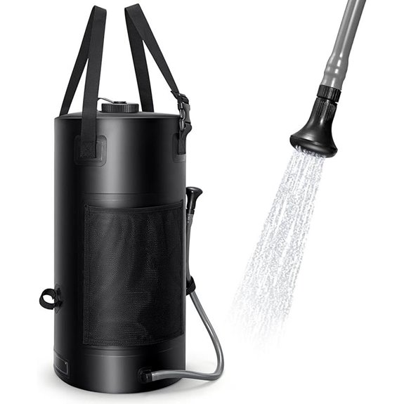 Solar Shower Bag with On-Off Switch and Thick Tarpaulin