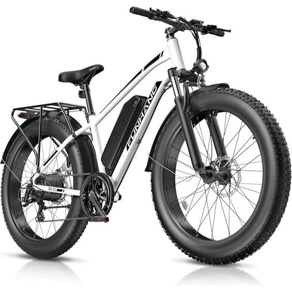 Electric Mountain Bike 1000W 25MPH 60Mi 26 Fat Tire