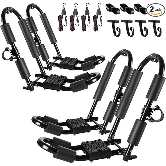 FORWODE Premium Kayak Roof Rack for SUV and Canoe