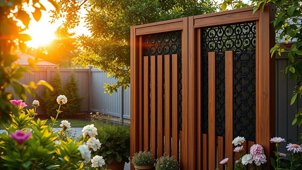 privacy screen material durability