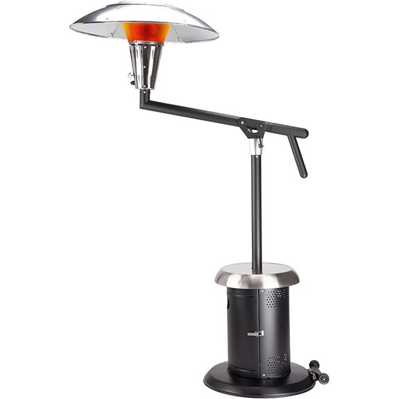 Cuisinart Propane Patio Heater with Swivel and Table