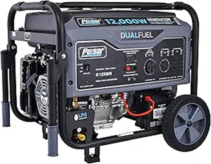 Pulsar G12KBN Dual Fuel Generator 9500W RV Ready