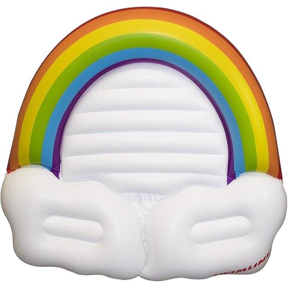Swimline Inflatable Pool Float Lounger Rainbow Island