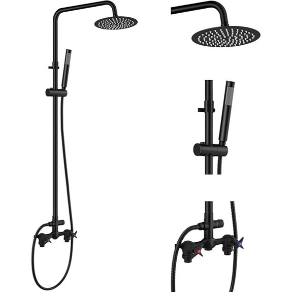 Aolemi Outdoor Shower Kit with Rainfall & Handheld