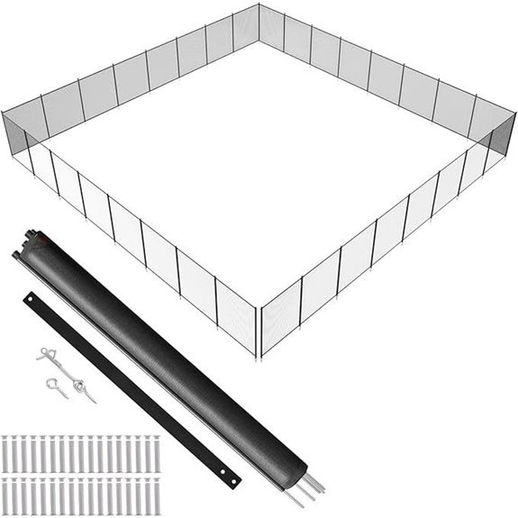 VEVOR Pool Fence 4x96ft Removable Safety Mesh