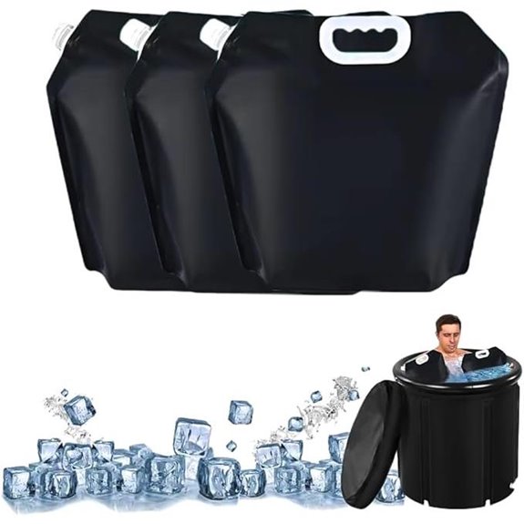 Ice Bath Bags 3-Pack Reusable Cold Plunge Tubs