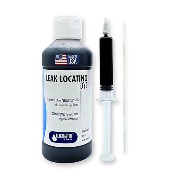 Leakmaster Pool Leak Detection Kit with Reusable Syringe