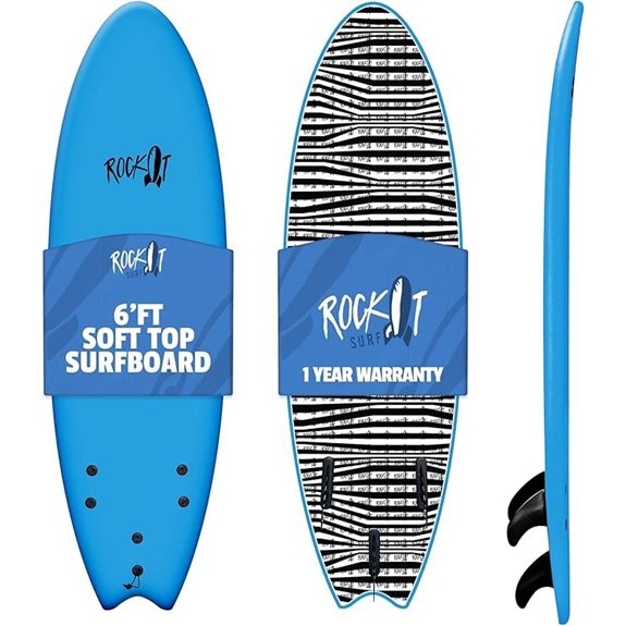 Rock-It 6' Albert Fish Soft Top Surfboard