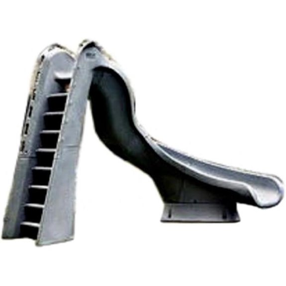 S.R. Smith 688-209-58224 TurboTwister Left Curve Pool Slide Gray Granite