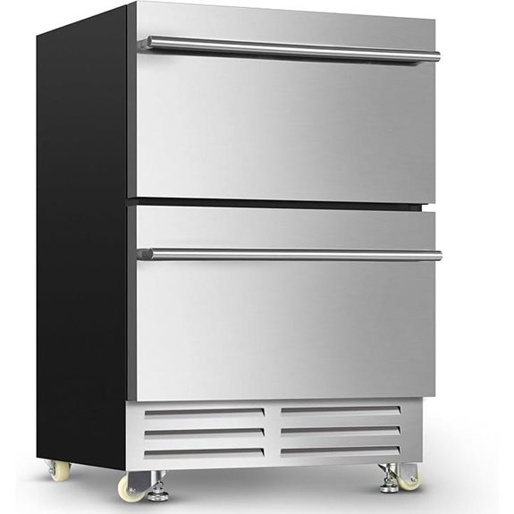 24-Inch Dual Drawer Outdoor Beverage Refrigerator