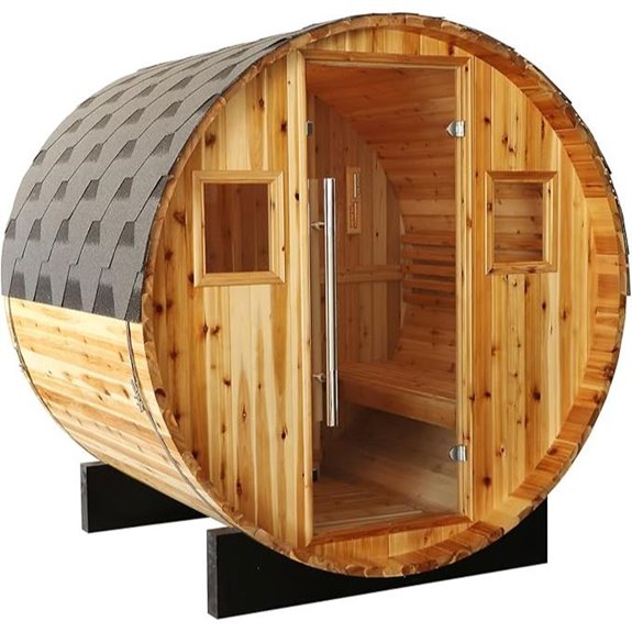 Aurora 2-4 Person Traditional Barrel Sauna
