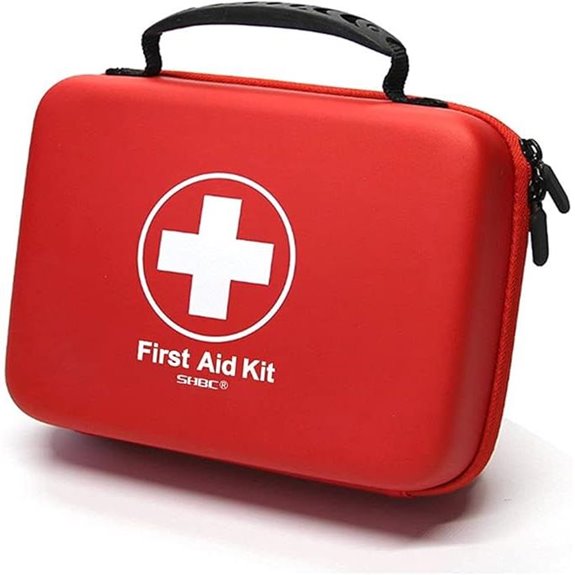 Compact 228pcs Family First Aid Kit with Waterproof Case