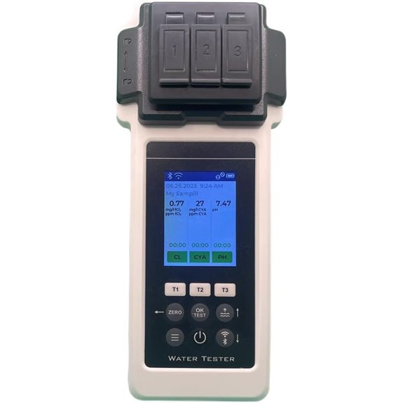 Digital Pool Water Tester with Bluetooth & App