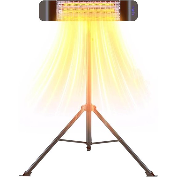 Pasapair Electric Infrared Patio Heater with App Control