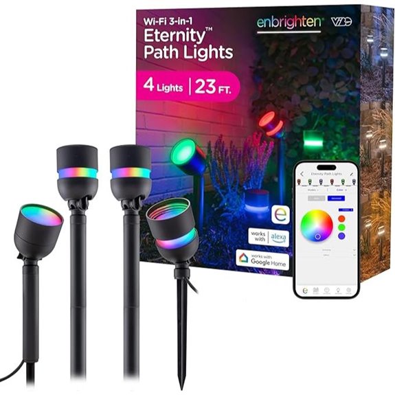 Enbrighten Vibe Eternity Path Lights Smart App Control