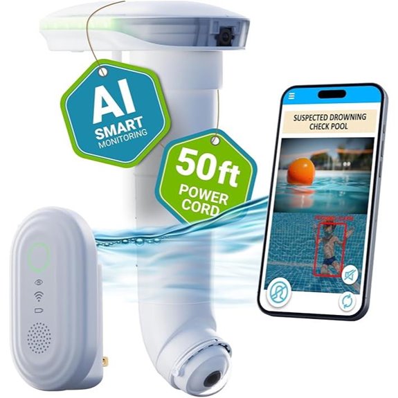 Smart AI Pool Alarm with Dual Camera Safety Guard