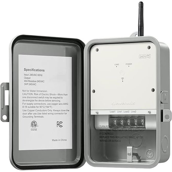 DEWENWILS WiFi Pool Pump Timer with Smartphone Control