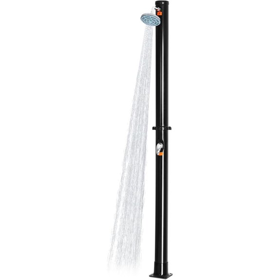 Goplus 5.3 Gallon Solar Outdoor Shower with Swivel