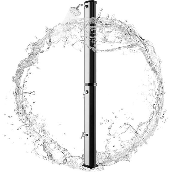 Happygrill Solar Outdoor Shower with Swivel Head
