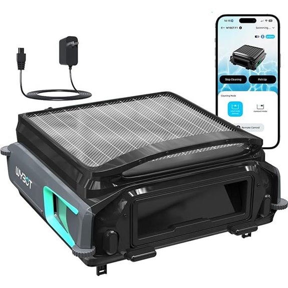 solar powered robotic pool skimmer