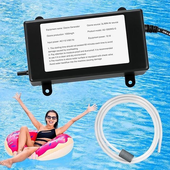 Ozone Generator for Cold Plunge Spa & Pool Cleaning