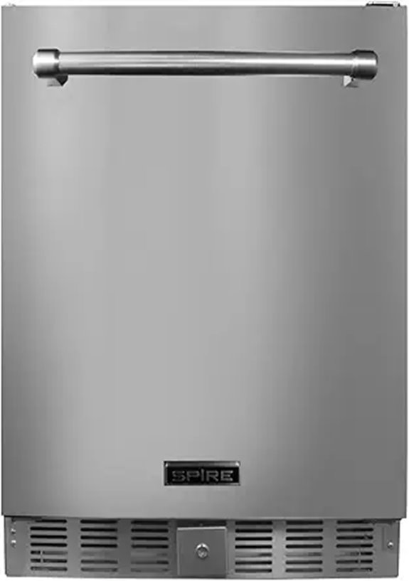 SPIRE Stainless Steel Compact Refrigerator 5.1 Cu.Ft
