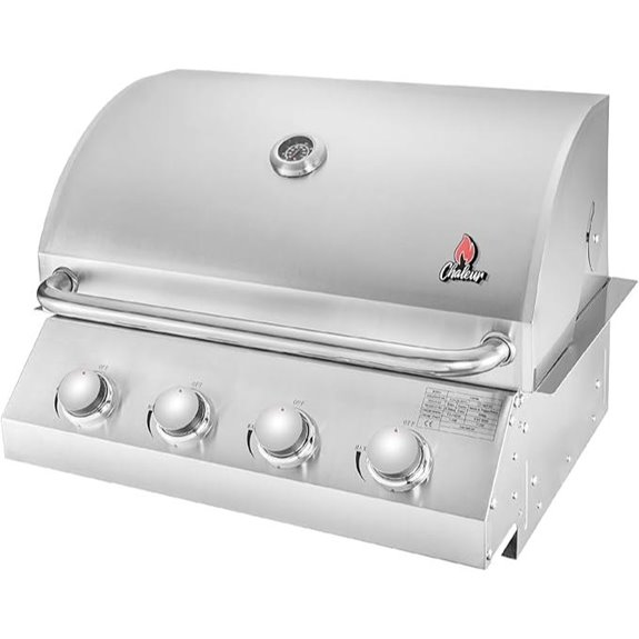 Chaleur 4-Burner Stainless Steel Gas Grill