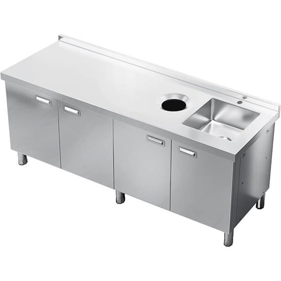 ZZV Commercial Stainless Steel Kitchen Sink Set