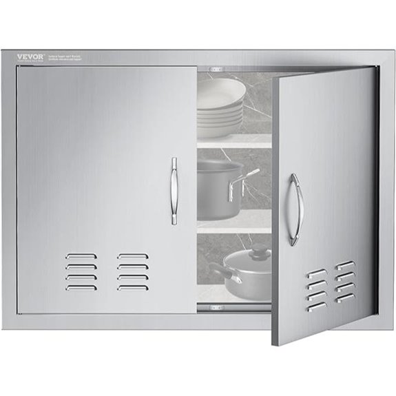 VEVOR Stainless Steel Outdoor Kitchen Double Doors