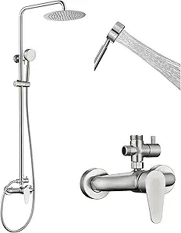 Outdoor Shower Kit with SS304 Head and Handheld