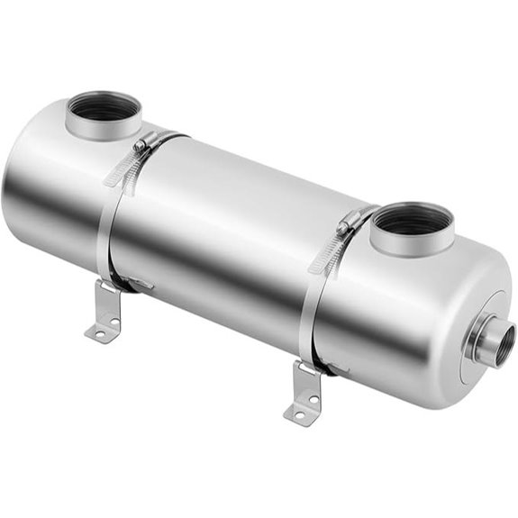 Stainless Steel Pool Heat Exchanger 200KBTU