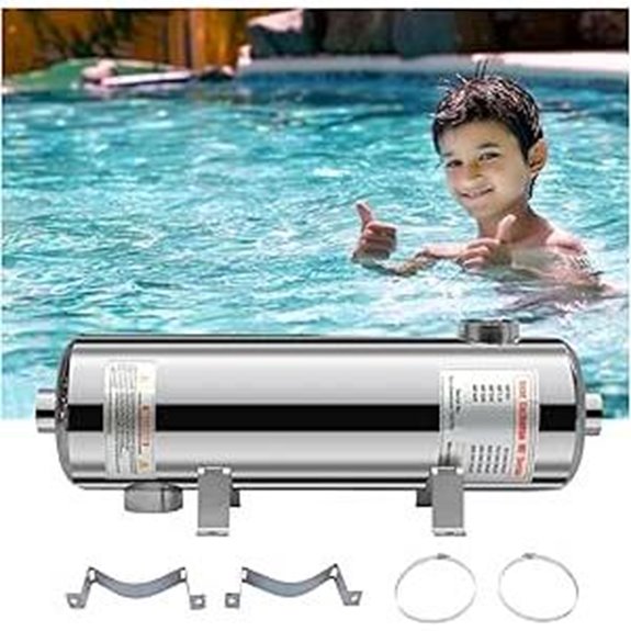 Swimming Pool Heat Exchanger 304 Stainless Steel