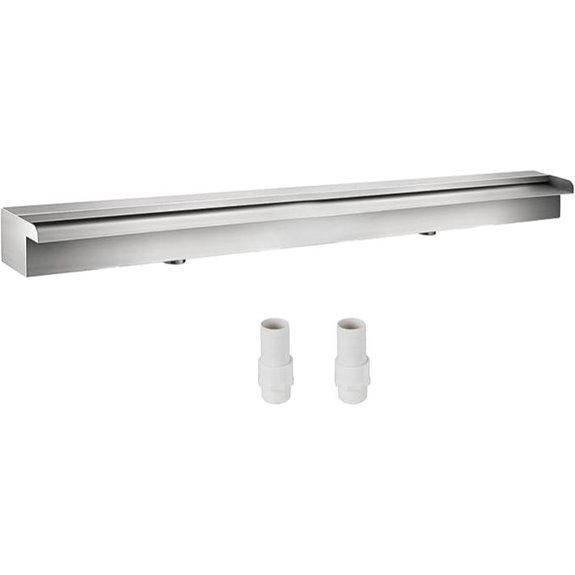 VEVOR Stainless Steel Pool Waterfall Spillway